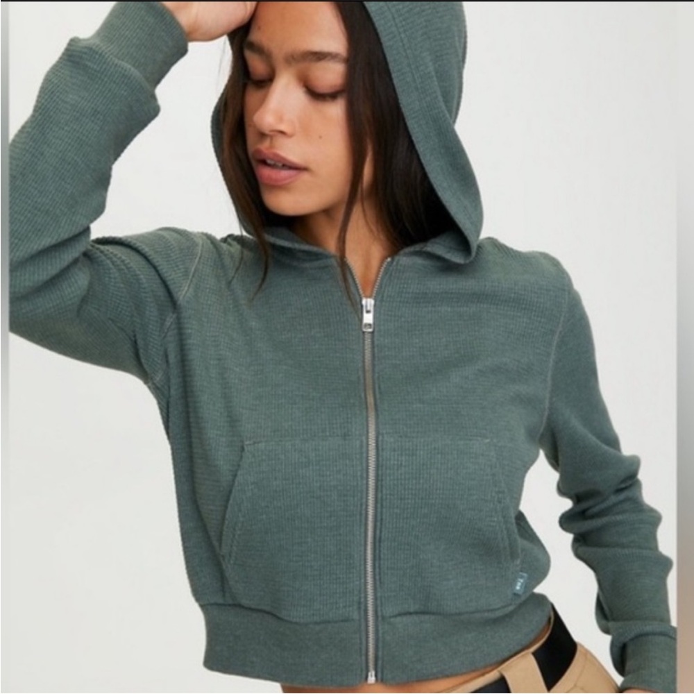 Aritzia | Tna | Waffle | Full Zip | Hoodie